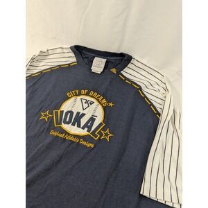 Vintage Y2K Nelly Vokal City Of Dreams T-shirt Blue White Jersey Style  2XL